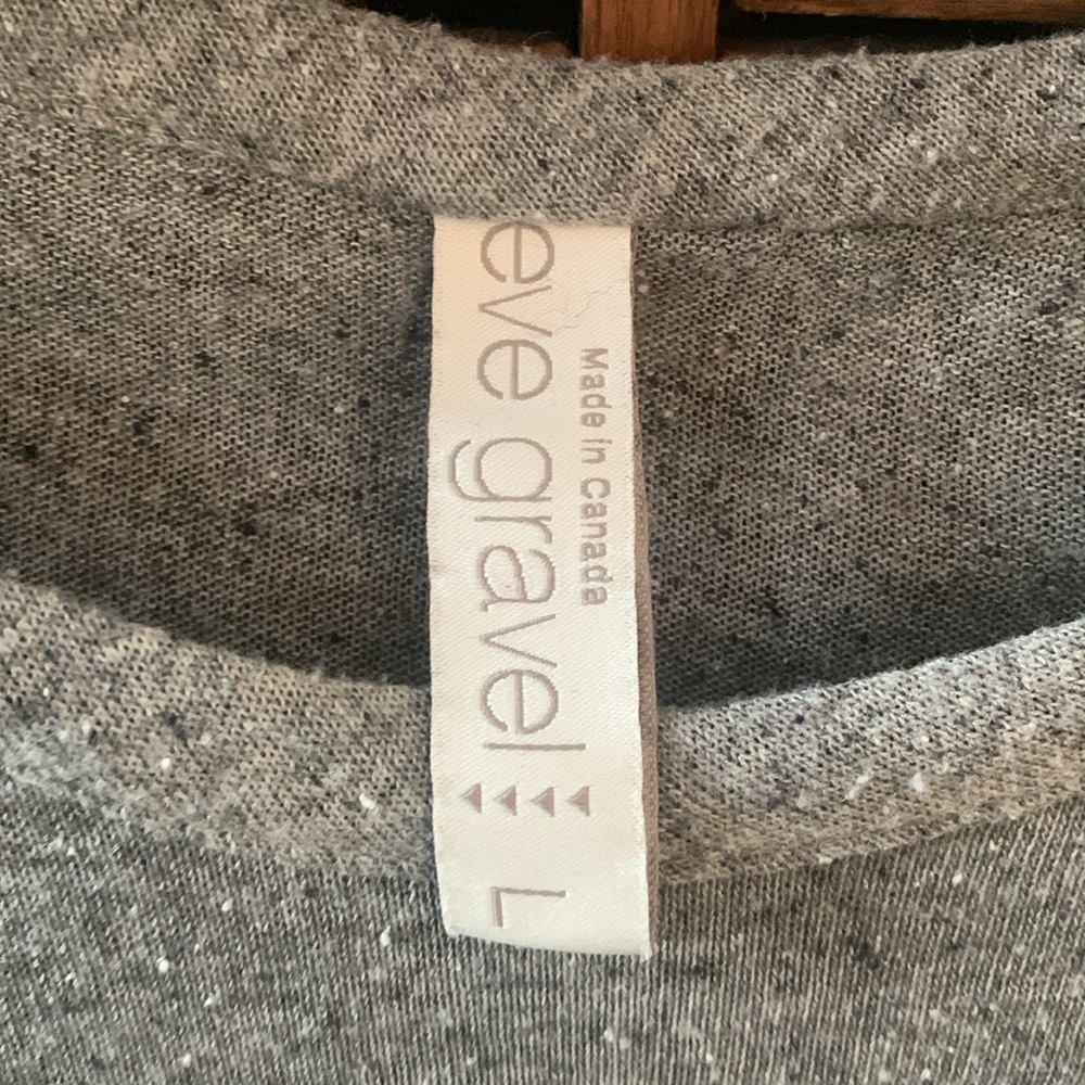 Eve Gravel ÉPICÉA Top Grey Size Large - Picture 4 of 10